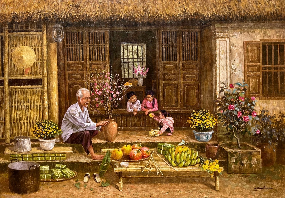 Tết hun đúc tình làng nghĩa xóm